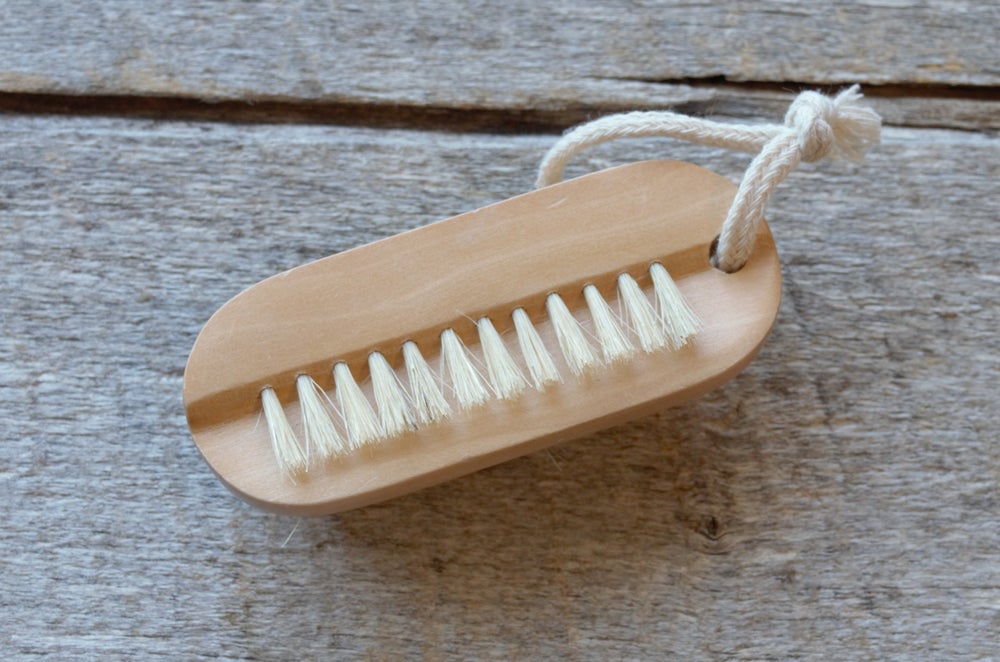 Natural Fiber Nail Brush