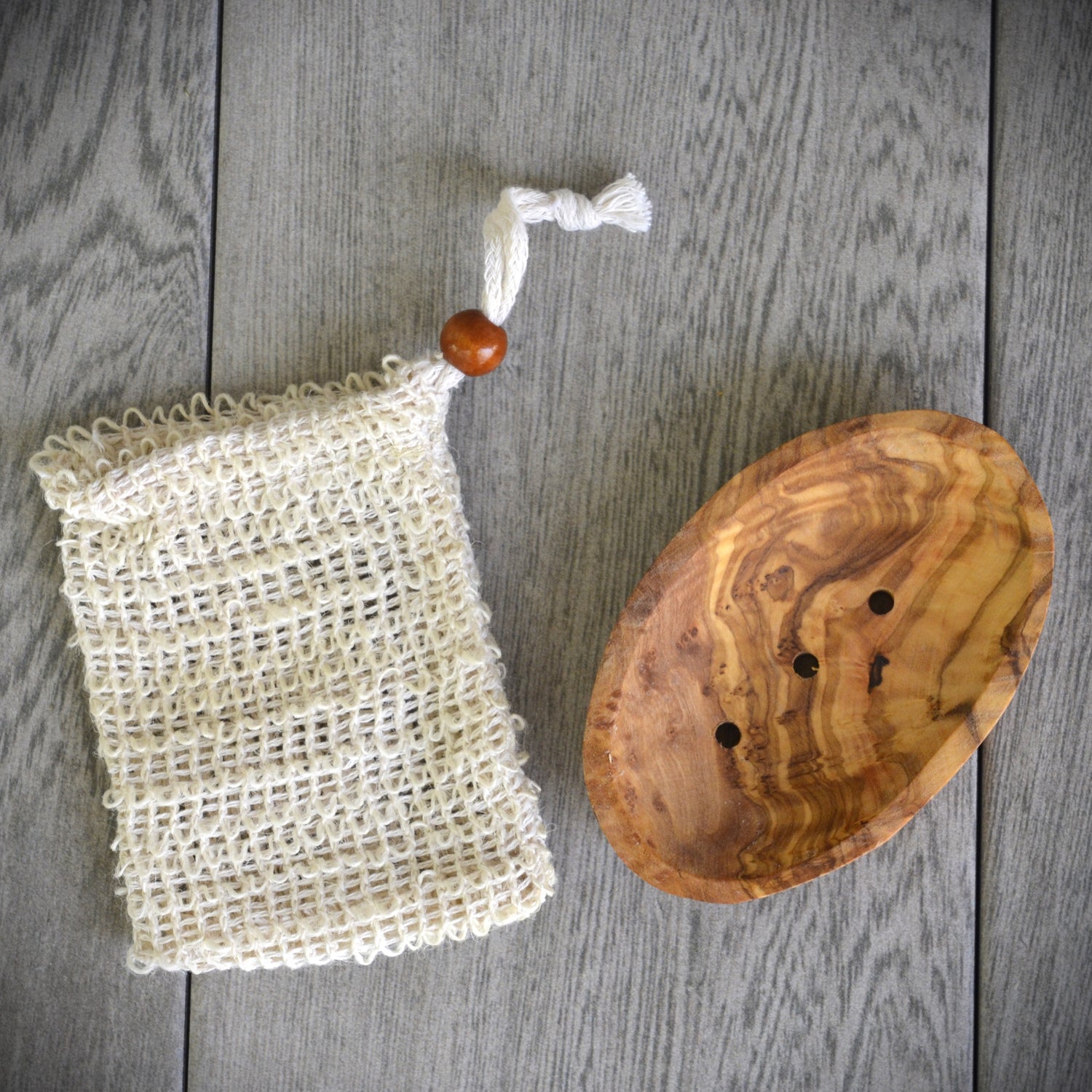 soap tray, scrubby soap bag