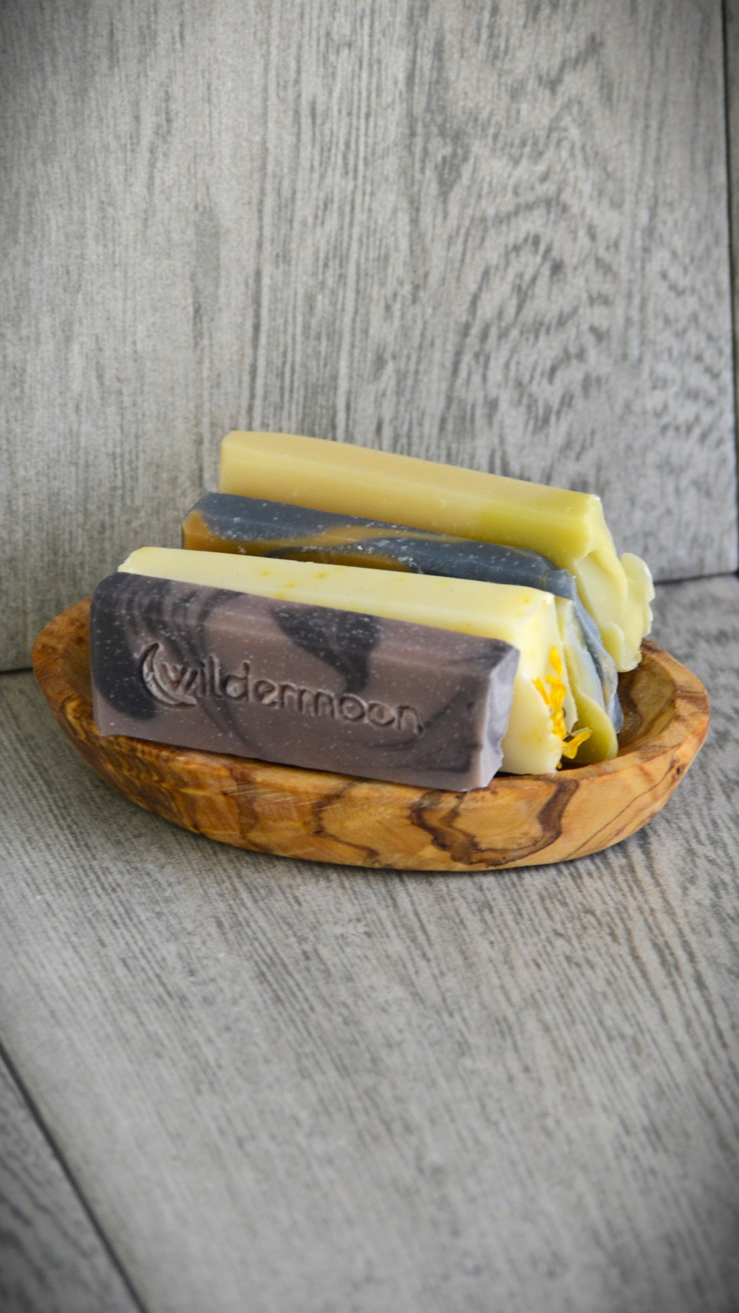 handcarved soap dish