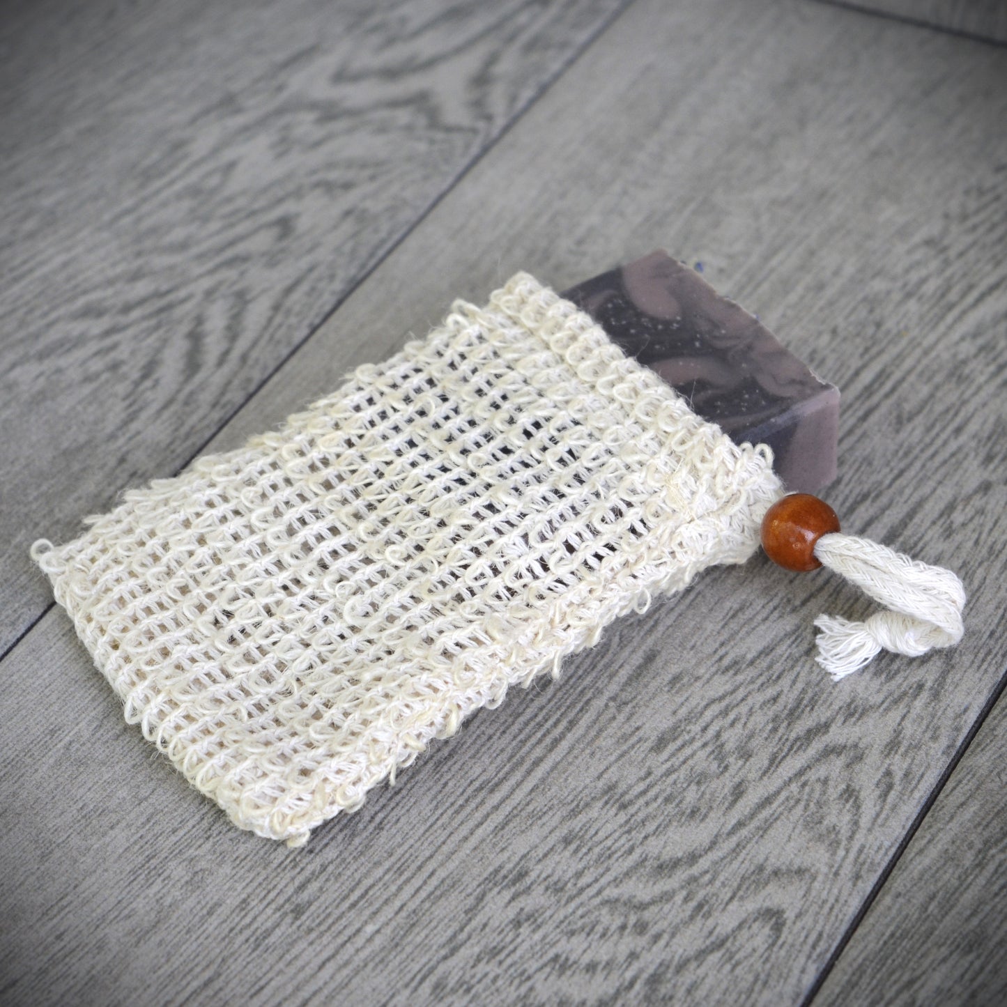 scrubby soap bag