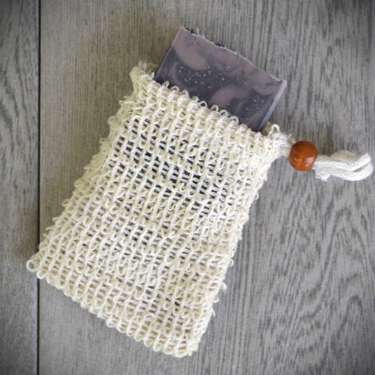 scrubby soap bag