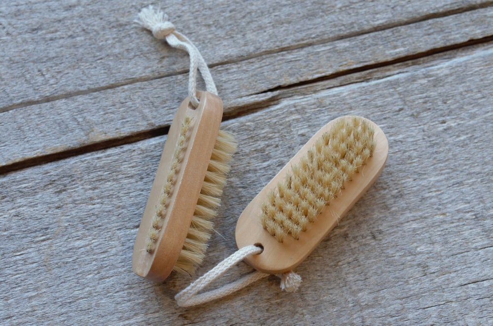 Natural Fiber Nail Brush
