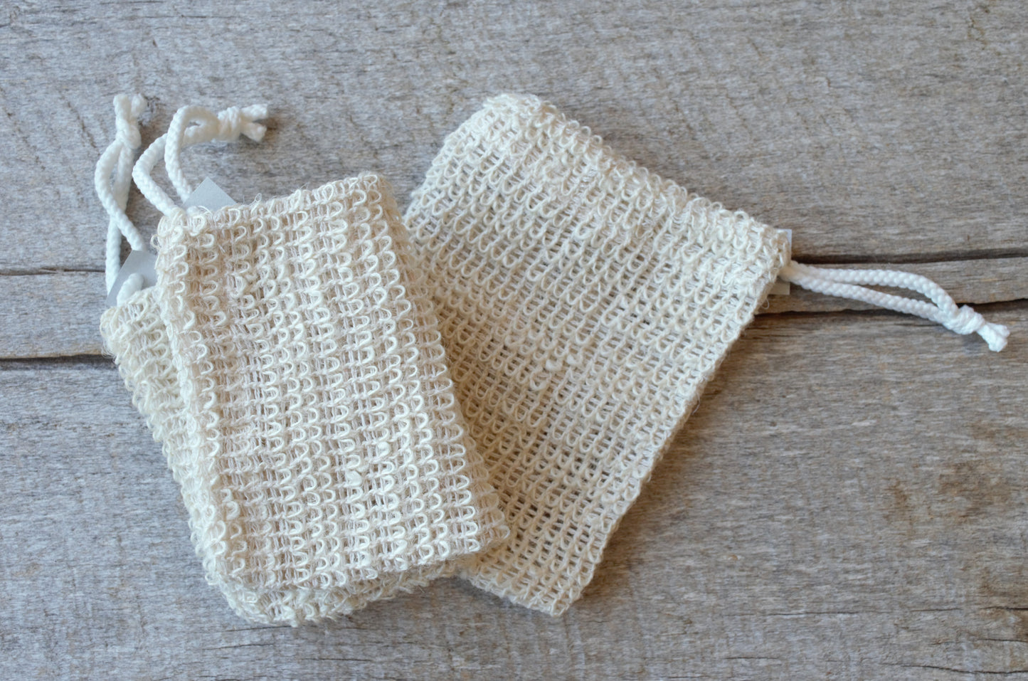 scrubby soap bag